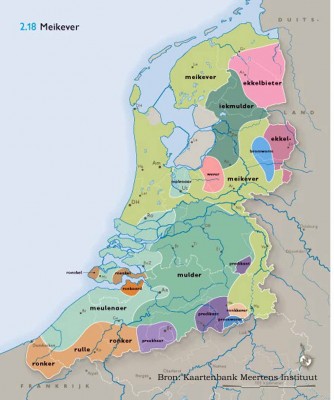 De meikever in de Nederlandse dialecten